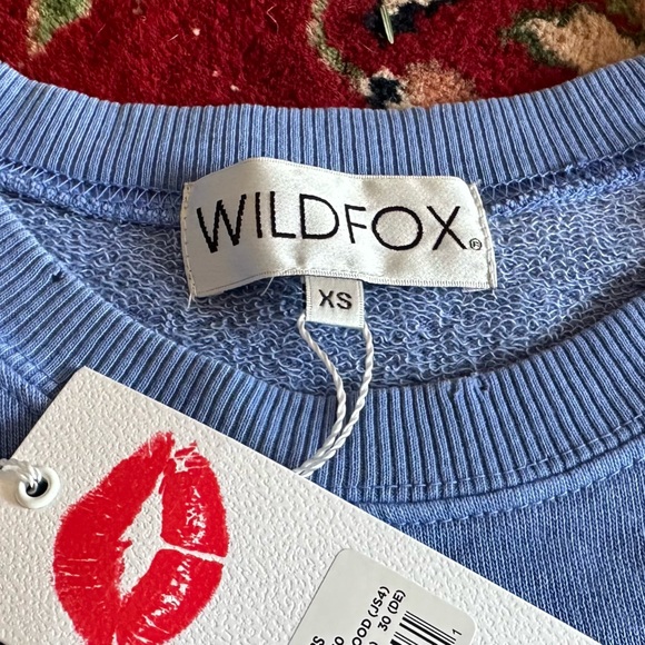 Soft blue WILDFOX Sweatshirt - Picture 6 of 9